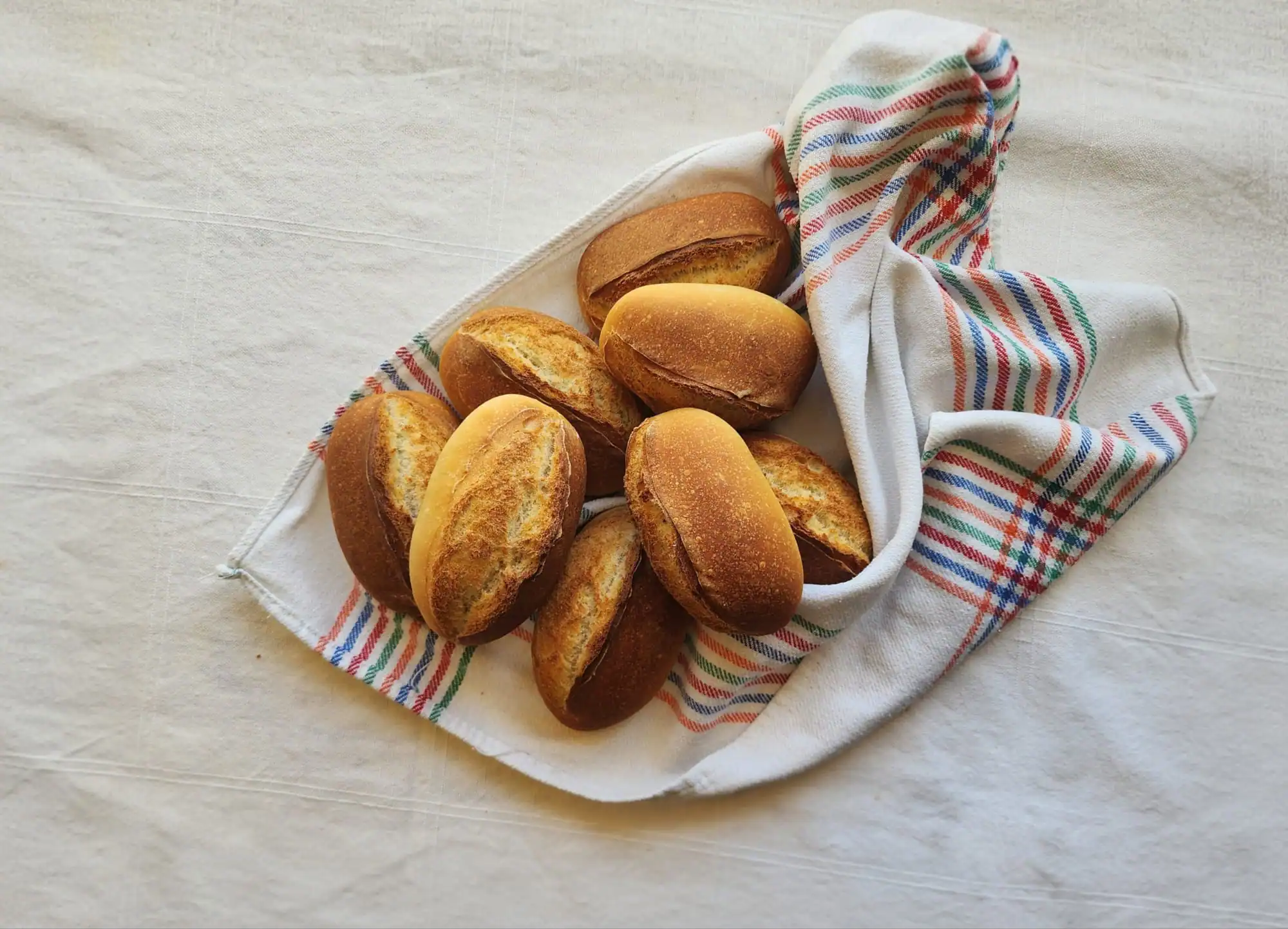 Assortment of freshly baked bread